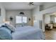 Bright bedroom with a large window, ensuite, and a comfortable setting at 6 Sandwedge Dr, Henderson, NV 89074