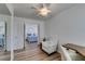 Office offers great lighting and a view into the main bedroom at 6 Sandwedge Dr, Henderson, NV 89074