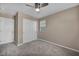 Comfortable bedroom with neutral walls, carpet, and a closet at 688 Monroe Hill Pl, Henderson, NV 89011