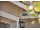 Close up of the home featuring a house number, exterior light and neutral color scheme at 688 Monroe Hill Pl, Henderson, NV 89011