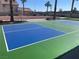 Community pickleball court with mature landscaping and beautiful surroundings at 7020 King Solomons Ct, Las Vegas, NV 89117