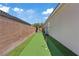 Backyard area with a putting green, perfect for relaxing and practicing your short game at 7289 Sea Anchor Ct, Las Vegas, NV 89131