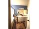 Bathroom vanity featuring double sinks and granite countertop at 779 Peregrine Falcon St, Henderson, NV 89015