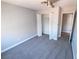 Neutral bedroom features plush carpet, an open closet with ample storage, and bright natural light at 8600 W Charleston Blvd # 2068, Las Vegas, NV 89117