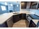 Kitchen featuring stainless appliances, wood-look flooring, and white countertops at 8600 W Charleston Blvd # 2068, Las Vegas, NV 89117