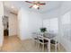 Inviting dining area with natural light and seating for six at 905 White Thunder St, Henderson, NV 89002