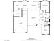 Detailed floorplan showcasing the layout of the home including kitchen, bedrooms, and living spaces at 9524 Quail Ridge Dr, Las Vegas, NV 89134