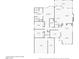 Detailed floor plan of a home showcasing the layout with bedrooms, bathrooms, living spaces, and a two-car garage at 1044 Spanish Needle St, Henderson, NV 89002