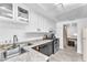 Well lit kitchen featuring modern appliances, granite counters and ample cabinet space at 110 Huckleberry Ln, Henderson, NV 89074