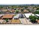 Aerial view of a home's layout, yard, and proximity to neighboring houses, providing a sense of the property's location at 1816 Silver Birch Ln, Las Vegas, NV 89104