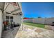 Back patio area features ample space, ready for customization, and potential for outdoor dining and relaxation at 1816 Silver Birch Ln, Las Vegas, NV 89104