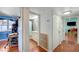 Hallway leading to a bedroom, bathroom, and living room at 1816 Silver Birch Ln, Las Vegas, NV 89104
