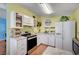 This kitchen features granite countertops, stainless appliances and lots of storage at 1816 Silver Birch Ln, Las Vegas, NV 89104