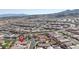 Panoramic aerial view of a well-planned community nestled against a mountain backdrop at 2099 Port Royal Dr, Laughlin, NV 89029