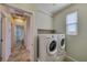 Convenient laundry room featuring a modern washer and dryer set at 2099 Port Royal Dr, Laughlin, NV 89029