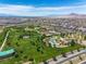 Aerial view of the community park with green spaces, walking paths, and recreation areas at 216 Callen Falls Ave # 1423, Henderson, NV 89011