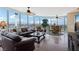 Living room with floor to ceiling windows and a view at 222 Karen Ave # 3208, Las Vegas, NV 89109