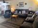 Comfortable living room with a ceiling fan and seating at 225 Dogwood St, Henderson, NV 89015