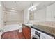 Bathroom with vanity, bathtub, and shower at 2455 W Serene Ave # 851, Las Vegas, NV 89123