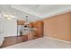 Kitchen with stainless steel appliances and central island at 2455 W Serene Ave # 851, Las Vegas, NV 89123