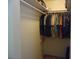 Spacious walk-in closet with hanging clothes and shelving provides ample storage at 3550 Bay Sands Dr # 2053, Laughlin, NV 89029