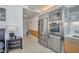Modern kitchen features stainless steel appliances and sleek cabinetry, blending style and functionality at 3722 Las Vegas Blvd # 603, Las Vegas, NV 89158
