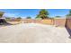 A backyard with gravel and rock features perfect for outdoor enjoyment at 4011 Scott Russell Ct, North Las Vegas, NV 89031