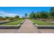 Outdoor bocce ball courts with manicured landscape and hardscape at 4450 E Brusca Ct, Pahrump, NV 89061