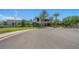 Modern building exterior with manicured landscaping, and flag at 4450 E Brusca Ct, Pahrump, NV 89061