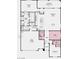Detailed floorplan showcases the layout with a primary suite, office, gathering room, and two-bay garage at 4450 E Brusca Ct, Pahrump, NV 89061