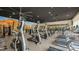 Fitness center with treadmills, elliptical machines, and a wall mural at 4450 E Brusca Ct, Pahrump, NV 89061