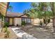 Charming front yard with a walkway leading to the front door of this cozy home at 6521 Faith Peak Dr, Las Vegas, NV 89108