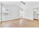 Bright bedroom with vaulted ceiling and hard surface floors at 831 Purple Sage Ter, Henderson, NV 89015