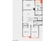 Second-floor home floor plan with Main Bedroom, loft, and two additional bedrooms at 9082 Rivington Ave, Las Vegas, NV 89148