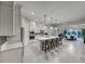 Bright, open kitchen featuring a large island with seating and modern appliances at 101 Mirage View Dr, Henderson, NV 89011