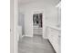 Bathroom featuring a walk-in shower, walk-in closet and double vanity at 11856 Barona Mesa Ave, Las Vegas, NV 89138