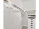 Walk-in closet features custom shelving, hanging storage, and modern track lighting at 11856 Barona Mesa Ave, Las Vegas, NV 89138