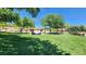 Well-maintained park featuring a gazebo, picnic area, and lush green lawn for relaxing outdoor activities at 11856 Barona Mesa Ave, Las Vegas, NV 89138