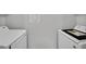 Dedicated laundry area includes a new washer and dryer at 230 Mission Newport Ln # 104, Las Vegas, NV 89107