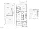 Detailed floor plan showcasing the home's layout with dimensions for the living spaces, bedrooms, and bathrooms at 2367 Ridgeline Wash St, Las Vegas, NV 89138