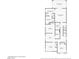 Detailed floor plan showcasing the home's layout with dimensions for the bedrooms, bathrooms and laundry room at 2367 Ridgeline Wash St, Las Vegas, NV 89138