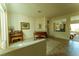 Cozy living area featuring a smooth transition to adjacent living spaces at 2386 Hardin Ridge Dr, Henderson, NV 89052