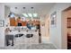 Inviting kitchen featuring a bar, appliances, and adjacent dining area at 2801 Byron Dr, Las Vegas, NV 89134