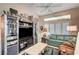 Inviting living room with tile floors, a ceiling fan, and comfortable seating at 2801 Byron Dr, Las Vegas, NV 89134