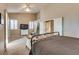 Spacious bedroom features vaulted ceiling, bright windows with shutters, and a ceiling fan at 3088 Paseo Mountain Ave, Henderson, NV 89052