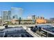 High rise with city view showing multiple buildings and parking at 4525 Dean Martin Dr # 909, Las Vegas, NV 89103