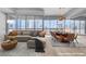 Cozy living space with comfortable seating, city views, and stylish decor at 4525 Dean Martin Dr # 909, Las Vegas, NV 89103