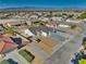 Aerial view of the property showcasing the home's location and landscaping at 4861 Ridgewood, Pahrump, NV 89061