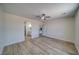 Spacious bedroom featuring light wood floors and a ceiling fan at 4861 Ridgewood, Pahrump, NV 89061