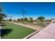 Community bocce ball court provides an opportunity for outdoor fun and socializing with neighbors and friends at 489 Open Hill Ave, Henderson, NV 89011